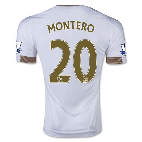 Swansea City 2015-16 MONTERO #20 Home Soccer Jersey